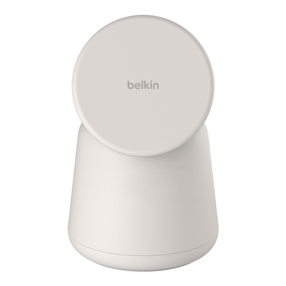 WIRELESS CHARGER (ที่ชาร์จไร้สาย) BELKIN BOOSTCHARGE PRO 2-IN-1 DOCK WITH MAGSAFE 15W - WHITE (WIZ020BTH37)