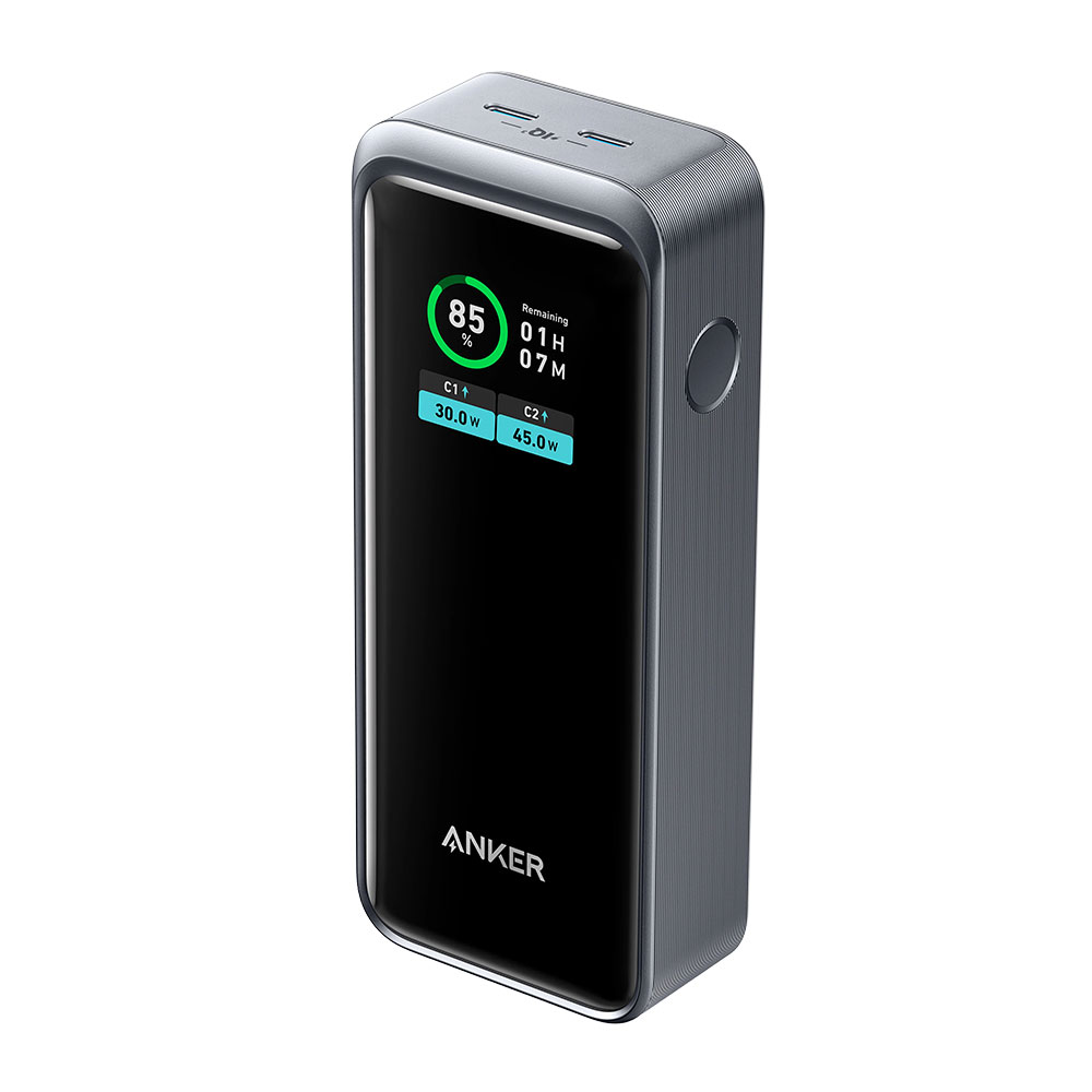 POWER BANK (พาวเวอร์แบงค์) ANKER PRIME 130W 12000 mAh (A1335011) (BLACK)