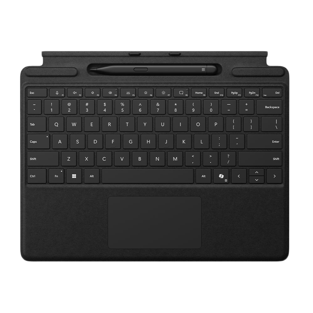 KEYBOARD (คีย์บอร์ด) MICROSOFT SURFACE PRO SIGNATURE KEYBOARD WITH SLIM PEN2 (BLACK) (COPILOT KEY)