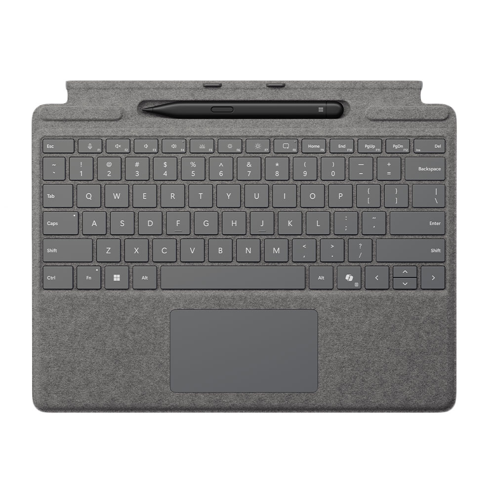 KEYBOARD (คีย์บอร์ด) MICROSOFT SURFACE PRO SIGNATURE KEYBOARD WITH SLIM PEN2 (PLATINUM) (COPILOT KEY)