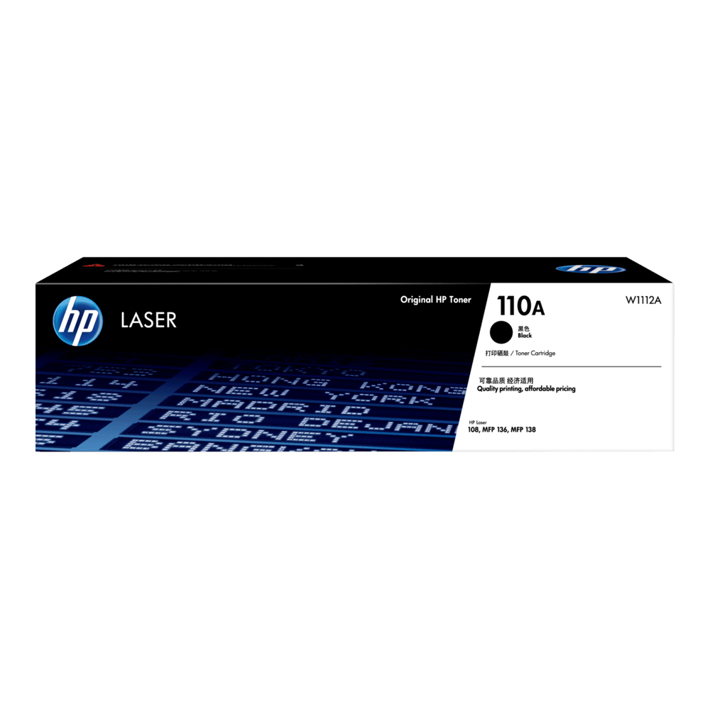 TONER (หมึกสำหรับเครื่องพิมพ์) HP 110A BLACK ORIGINAL LASER TONER CARTRIDGE