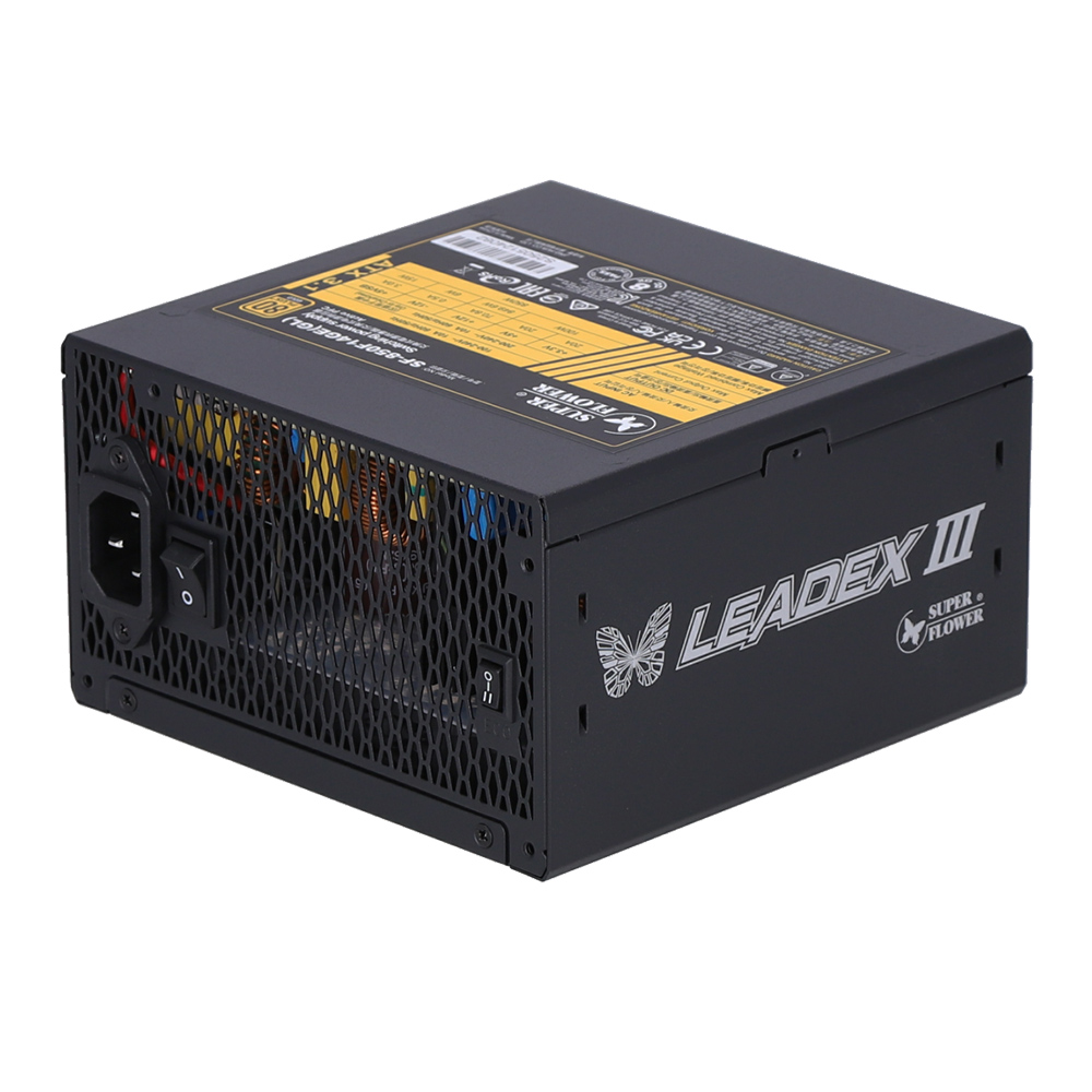POWER SUPPLY (อุปกรณ์จ่ายไฟ) SUPER FLOWER LEADEX III GOLD ATX 3.1 850W - 850W 80 PLUS GOLD BLACK ATX