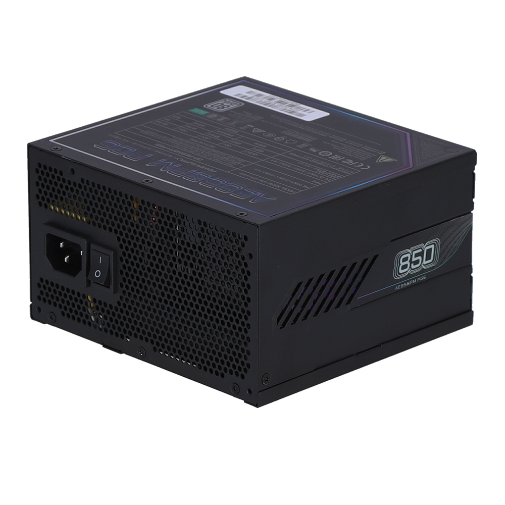 POWER SUPPLY (อุปกรณ์จ่ายไฟ) GIGABYTE AORUS ELITE PG5 - 850W 80 PLUS PLATINUM (BLACK) (GP-AE850PM PG5)