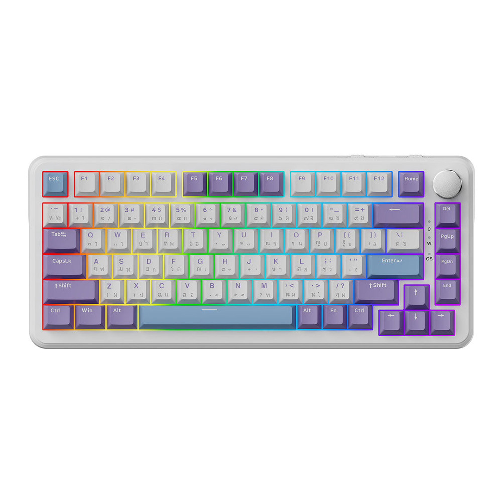 KEYBOARD (คีย์บอร์ด) AJAZZ AK820MAX MAGNETIC SWTICH EDITION (MOUNTAIN MIST) (MAGNETIC SWITCH RGB EN/TH)