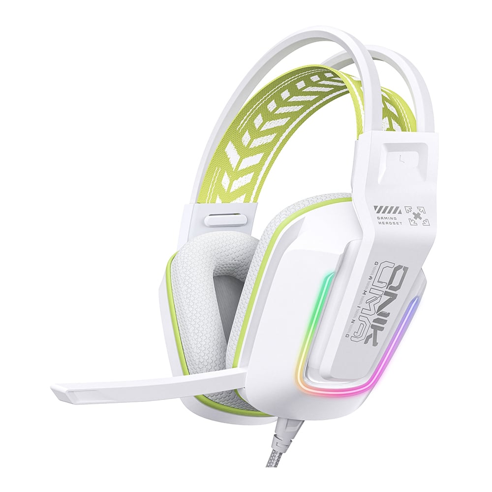 HEADSET (หูฟัง) ONIKUMA X13 GAMING RGB 3.5MM (WHITE)