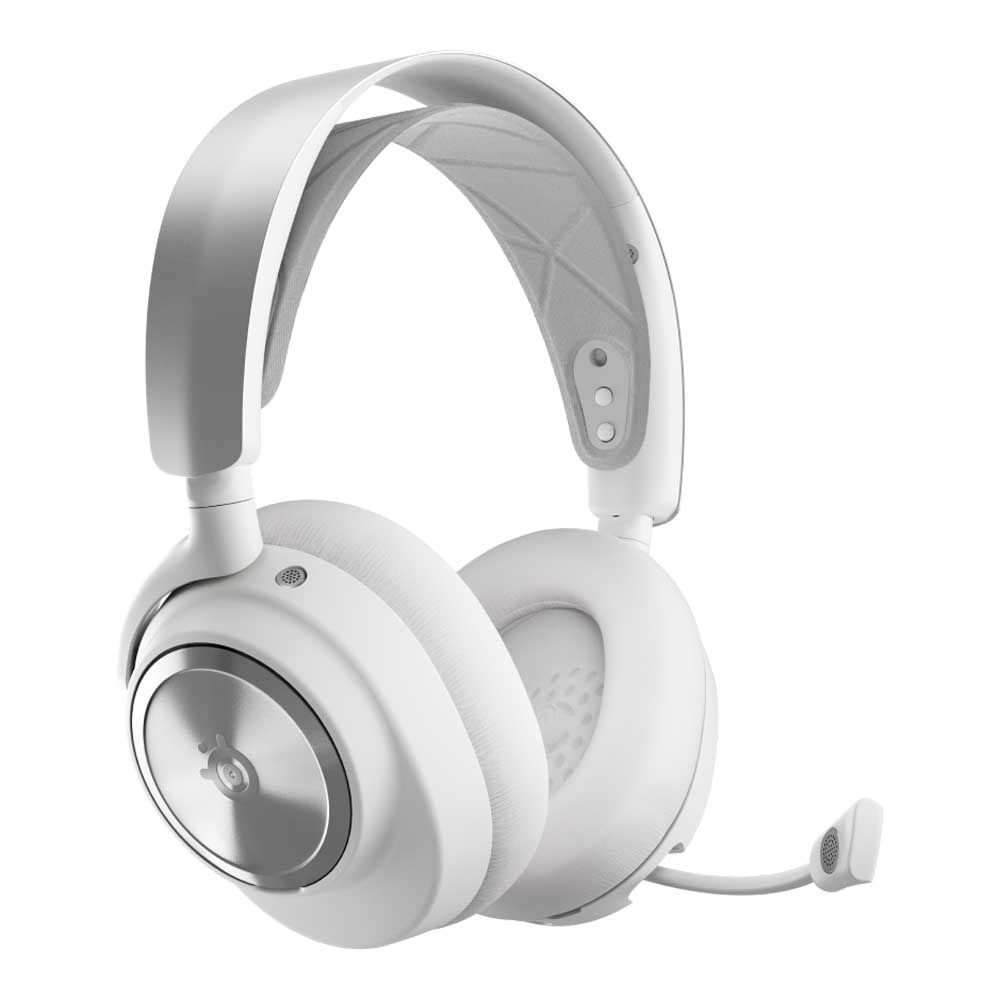 WIRELESS HEADSET (หูฟังไร้สาย) STEELSERIES ARCTIS NOVA PRO WIRELESS (WHITE) (PC & PLAYSTATION)