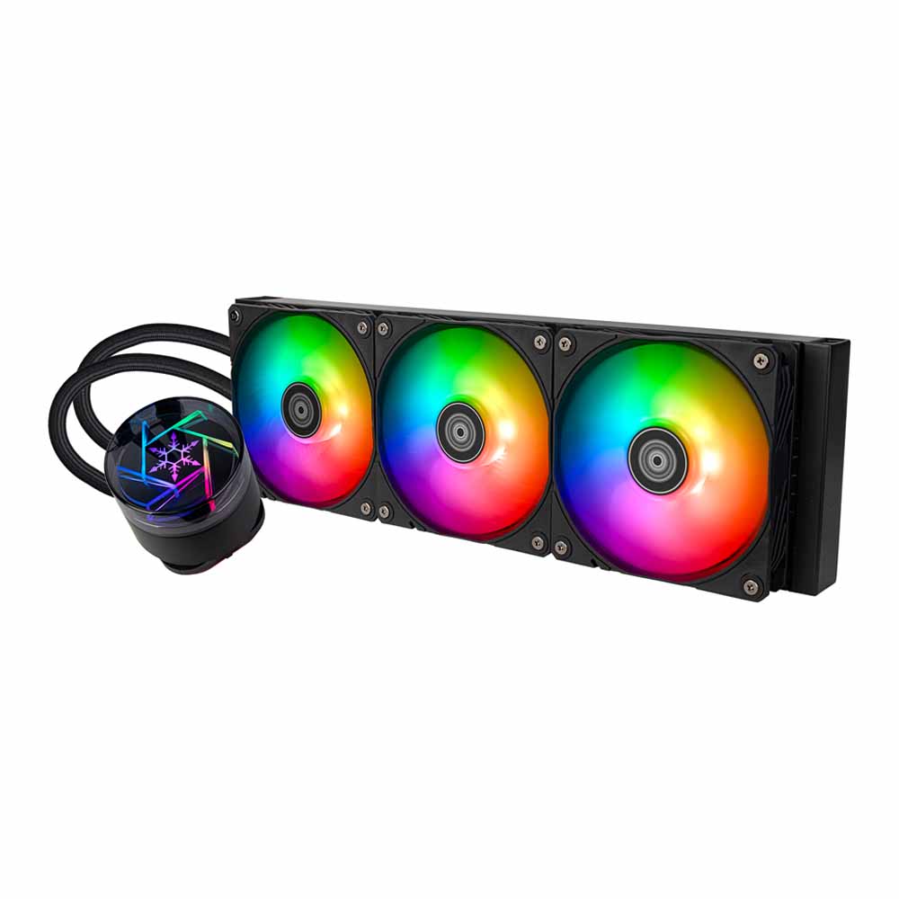 CPU LIQUID COOLER (ระบบระบายความร้อนด้วยน้ำ) SILVERSTONE NOVAPEAK 360 ARGB (BLACK)