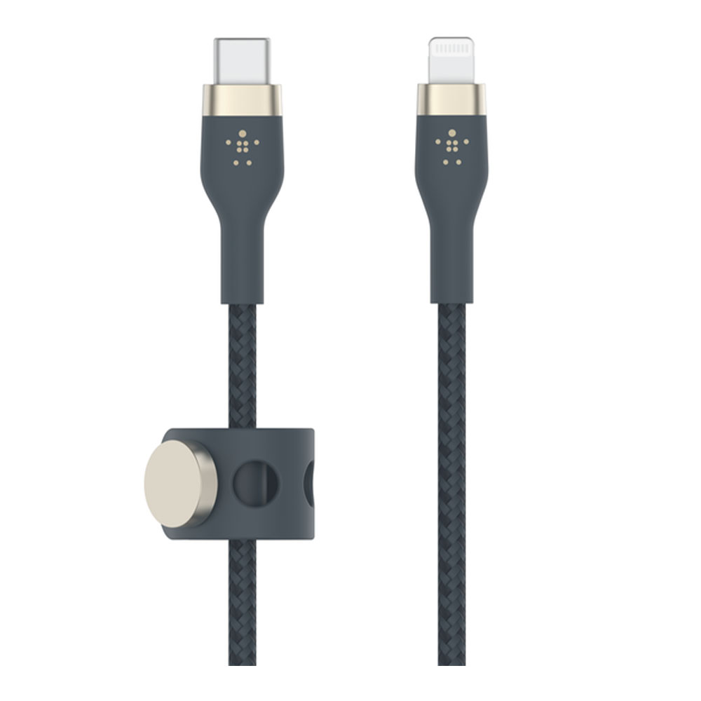 CHARGER CABLE (สายชาร์จ) BELKIN BOOSTCHARGE PRO FLEX USB-C CABLE WITH LIGHTNING CONNECTOR (CAA011BT1MBL)