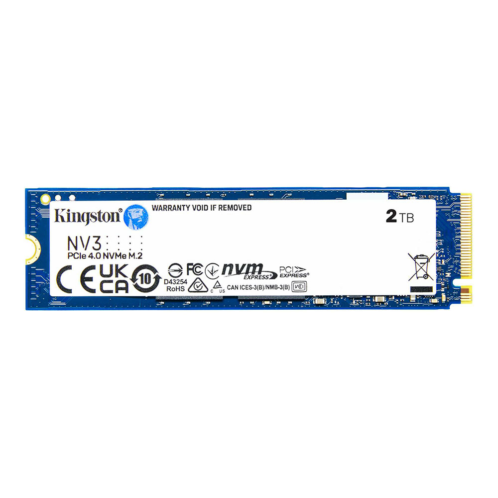 2 TB SSD (เอสเอสดี) KINGSTON NV3 - PCIe 4x4 NVMe M.2 2280 (SNV3S/2000G)