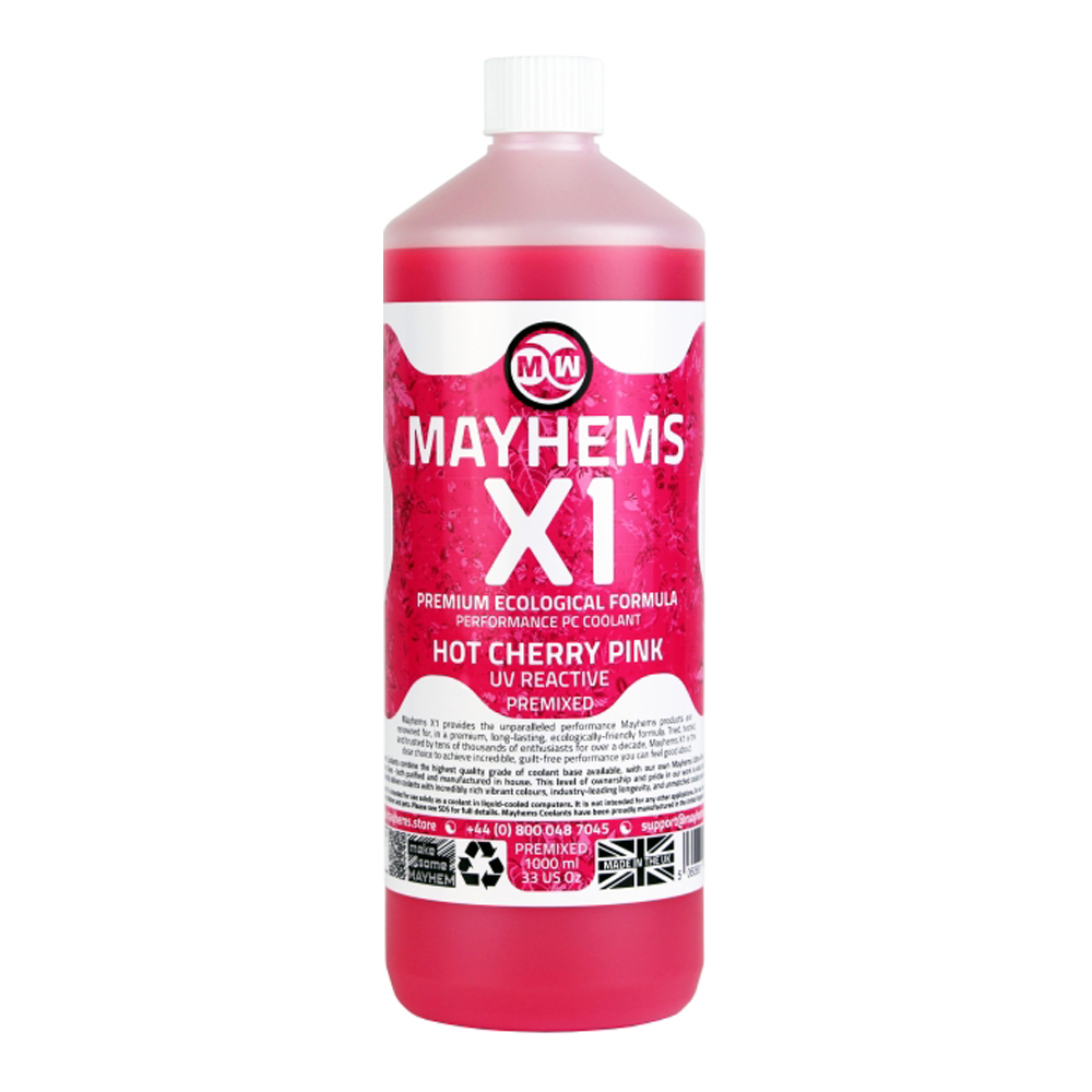 COOLANT (น้ำยาหล่อเย็น) MAYHEMS X1 PREMIX HOT CHERRY PINK (PINK)