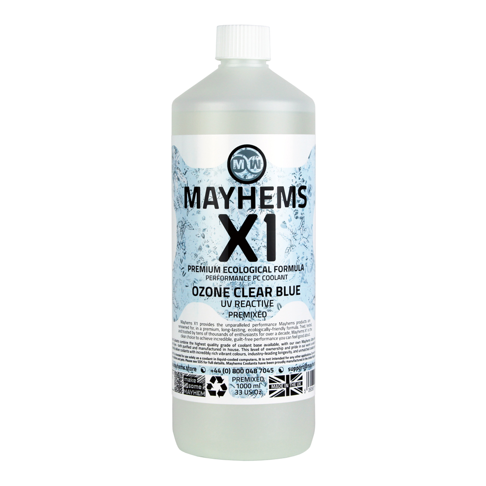 COOLANT (น้ำยาหล่อเย็น) MAYHEMS X1 PREMIX OZONE CLEAR BLUE