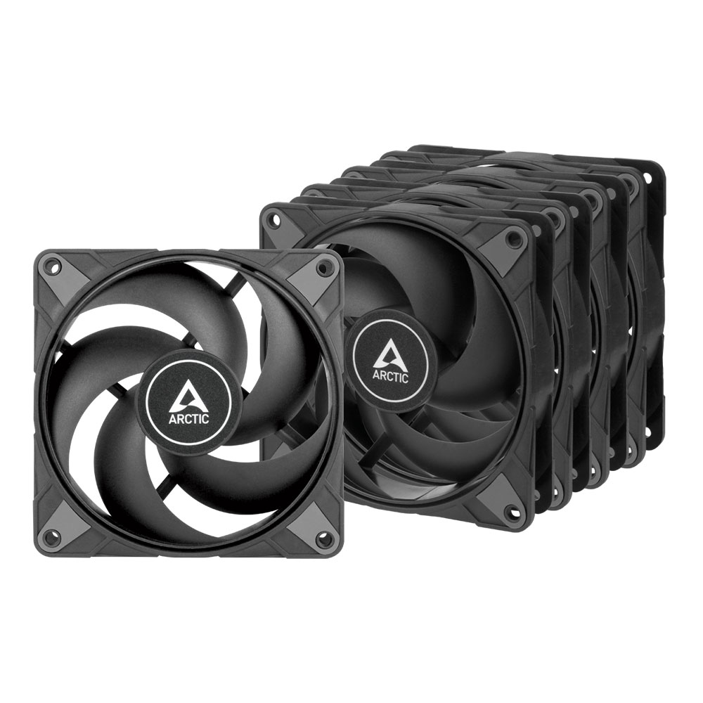 CASE FAN (พัดลมเคส) ARCTIC P12 PWN MAX BLACK (ACFAN00289A) 5 PACKS