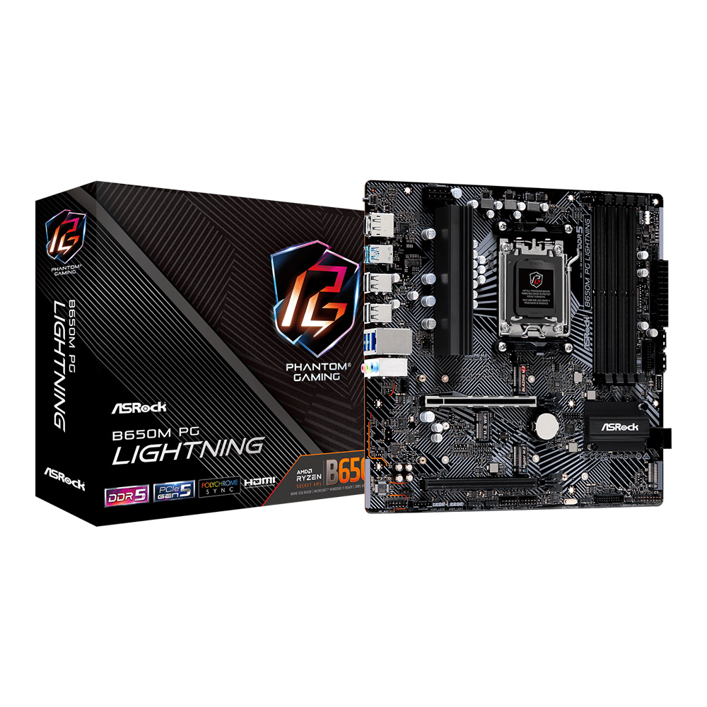 ASRock B650M PG Lightning DDR5 Micro-ATX