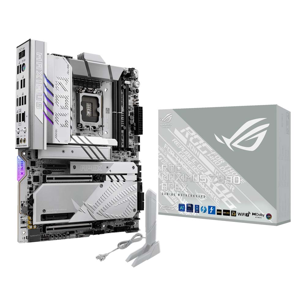 MAINBOARD (เมนบอร์ด) ASUS ROG MAXIMUS Z890 APEX (INTEL SOCKET 1851 DDR5 ATX)