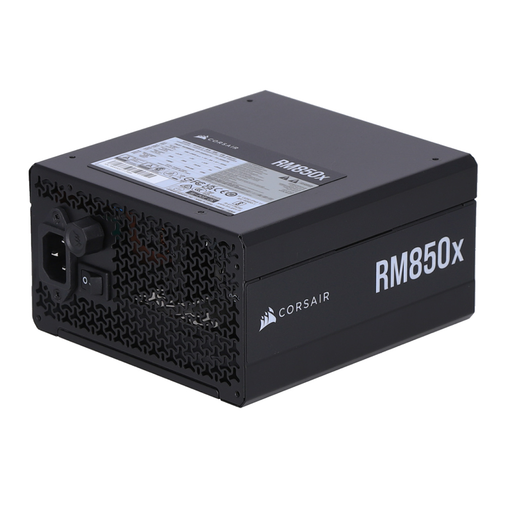 POWER SUPPLY (อุปกรณ์จ่ายไฟ) CORSAIR RM850X - 850W CYBENETICS GOLD BLACK ATX (CP-9020270-NA)