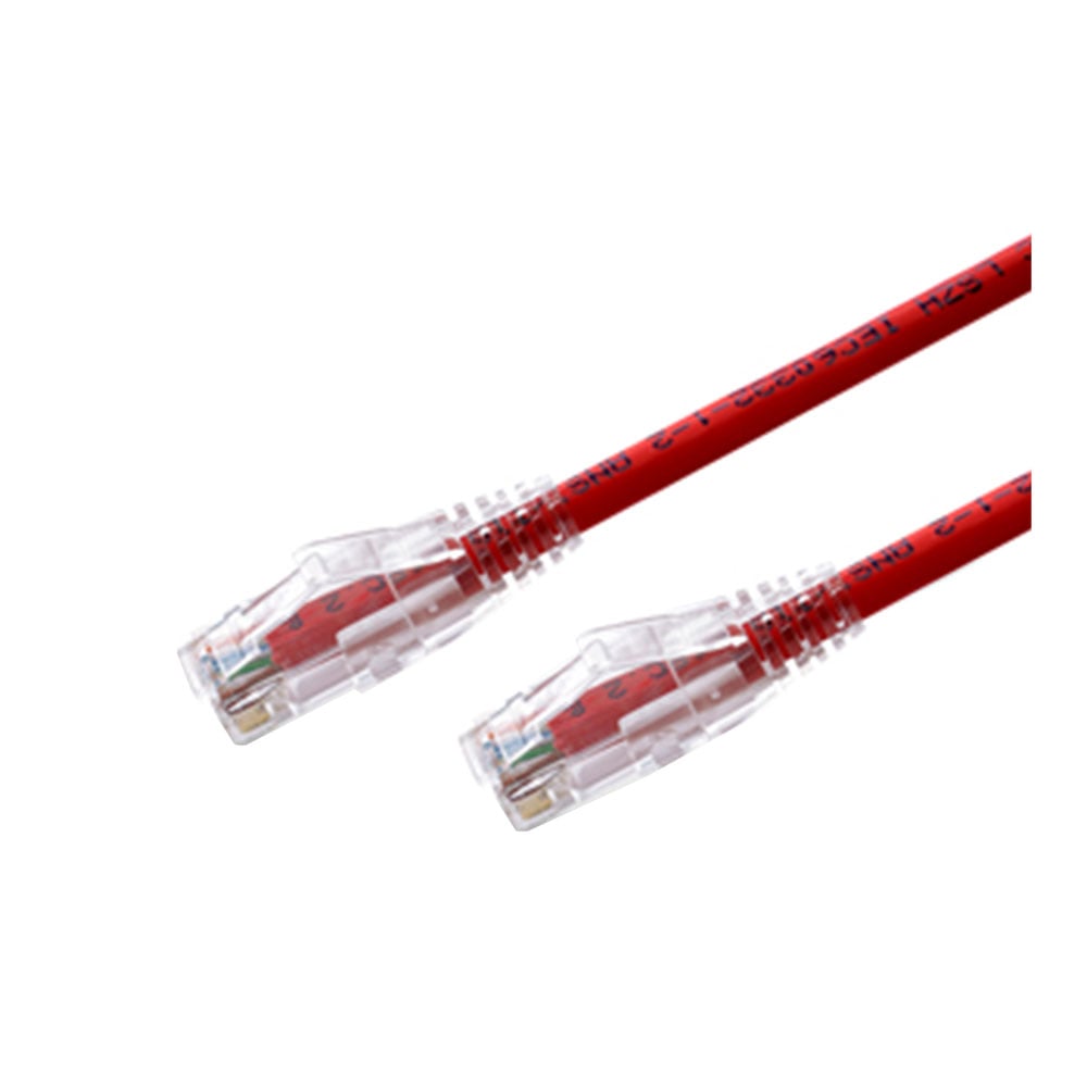 LAN CABLE (สายแลน) LINK US-5030LZ-2 CAT 5E RJ45 - RJ45 PATCH CORD 20M. (RED)