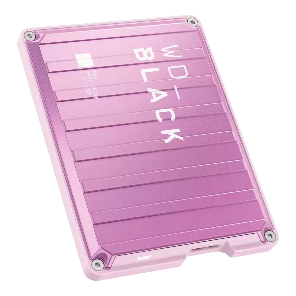 2 TB PORTABLE HDD (ฮาร์ดดิสก์พกพา) WD BLACK P10 GAME DRIVE (PINK) (WDBA2W0020BPK)