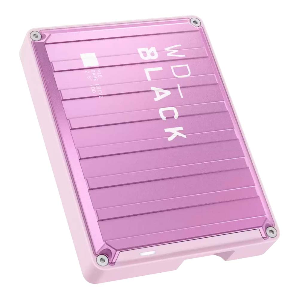 4 TB PORTABLE HDD (ฮาร์ดดิสก์พกพา) WD BLACK P10 GAME DRIVE (PINK) (WDBZ7D0040BPK)