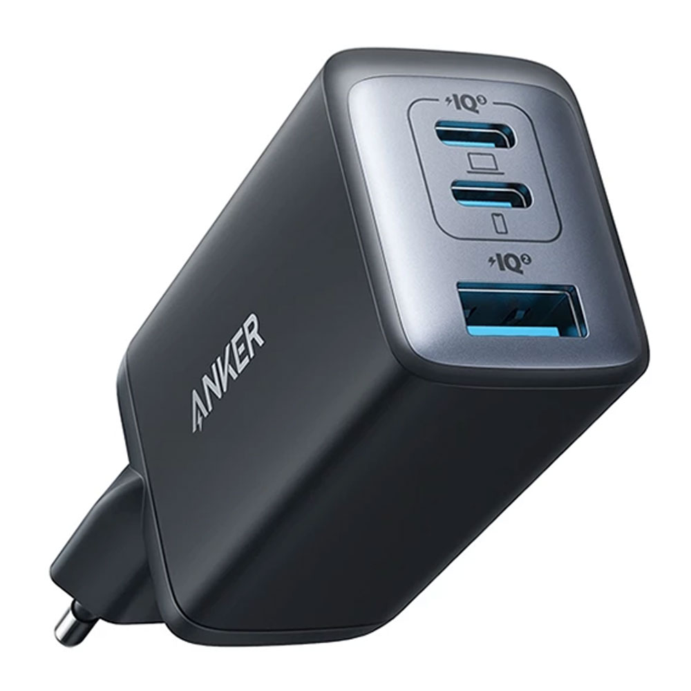 CHARGER (ที่ชาร์จ) ANKER 735 (GANPRIME 65W) 3-PORT (A2667E11) BLACK