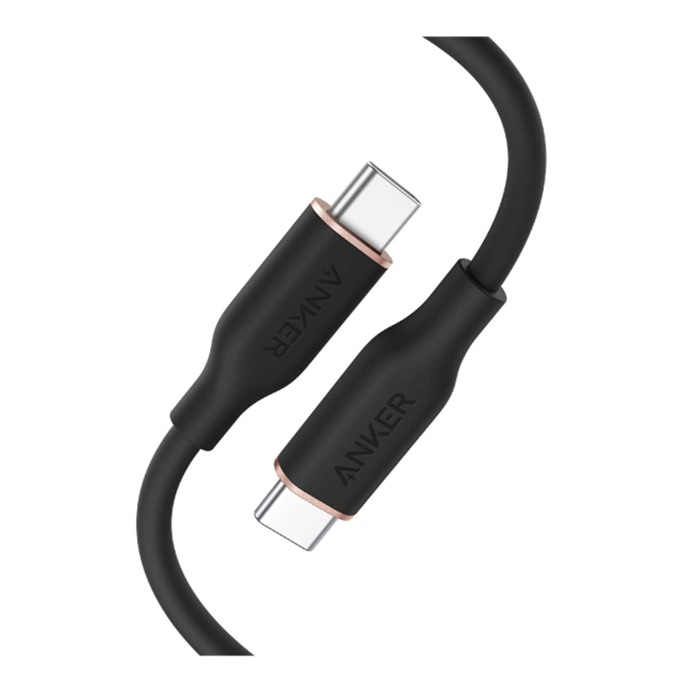 CHARGER CABLE (สายชาร์จ) ANKER 643 POWERLINE III USB-C TO USB-C 90CM (A8552H12) BLACK