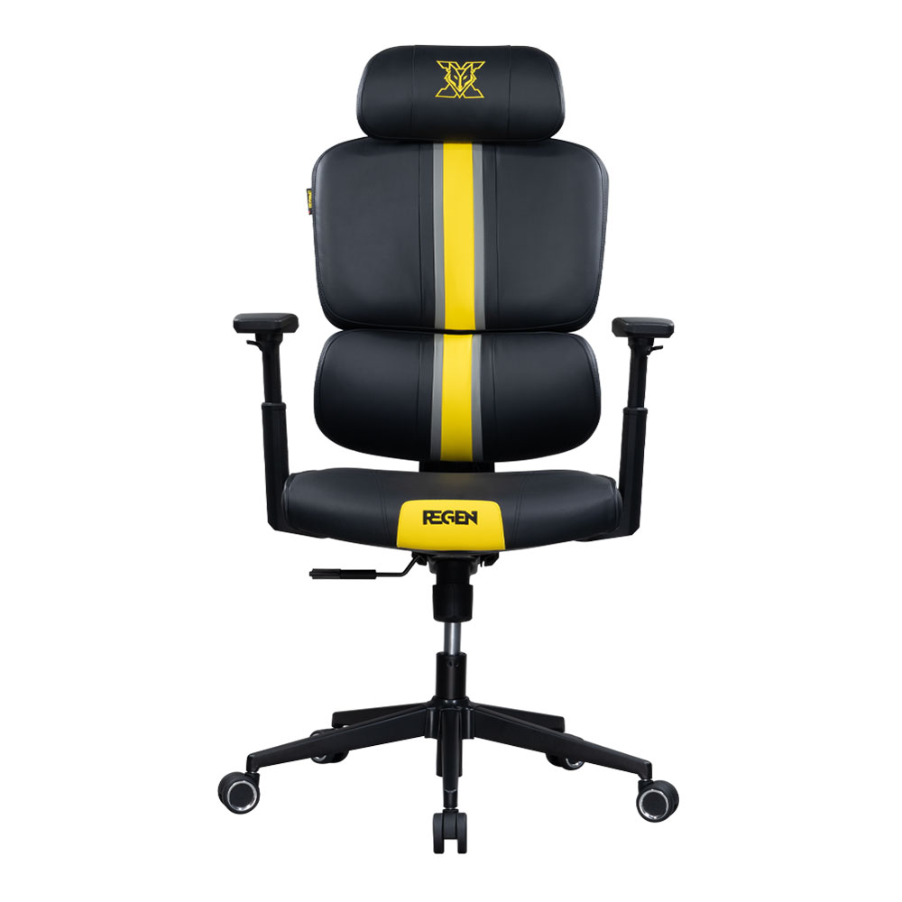 ERGONOMIC CHAIR (เก้าอี้เพื่อสุขภาพ) NUBWO ERGONOMIC NXRG-02 (YELLOW) (สินค้าต้องประกอบก่อนใช้งาน)