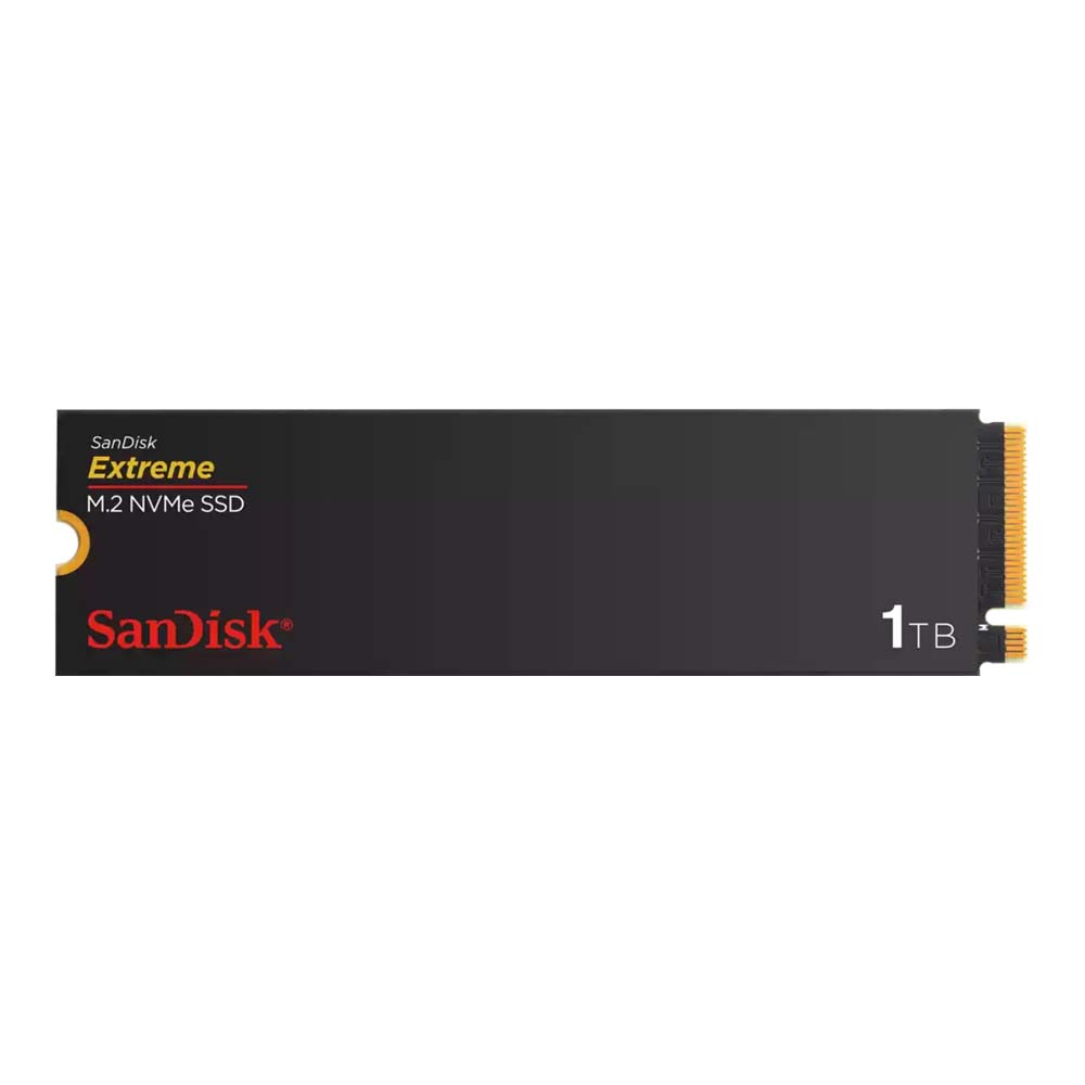 1 TB SSD (เอสเอสดี) SANDISK EXTREME - PCIe 4x4 NVMe M.2 2280 (SDSSDX3N-1T00-G26)