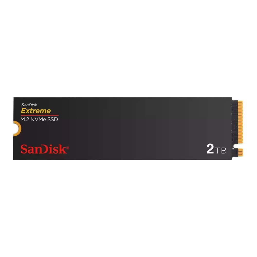 2 TB SSD (เอสเอสดี) SANDISK EXTREME - PCIe 4x4 NVMe M.2 2280 (SDSSDX3N-2T00-G26)