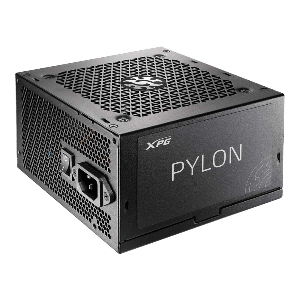 POWER SUPPLY (อุปกรณ์จ่ายไฟ) XPG PYLON 550W 80 PLUS BRONZE BLACK ATX