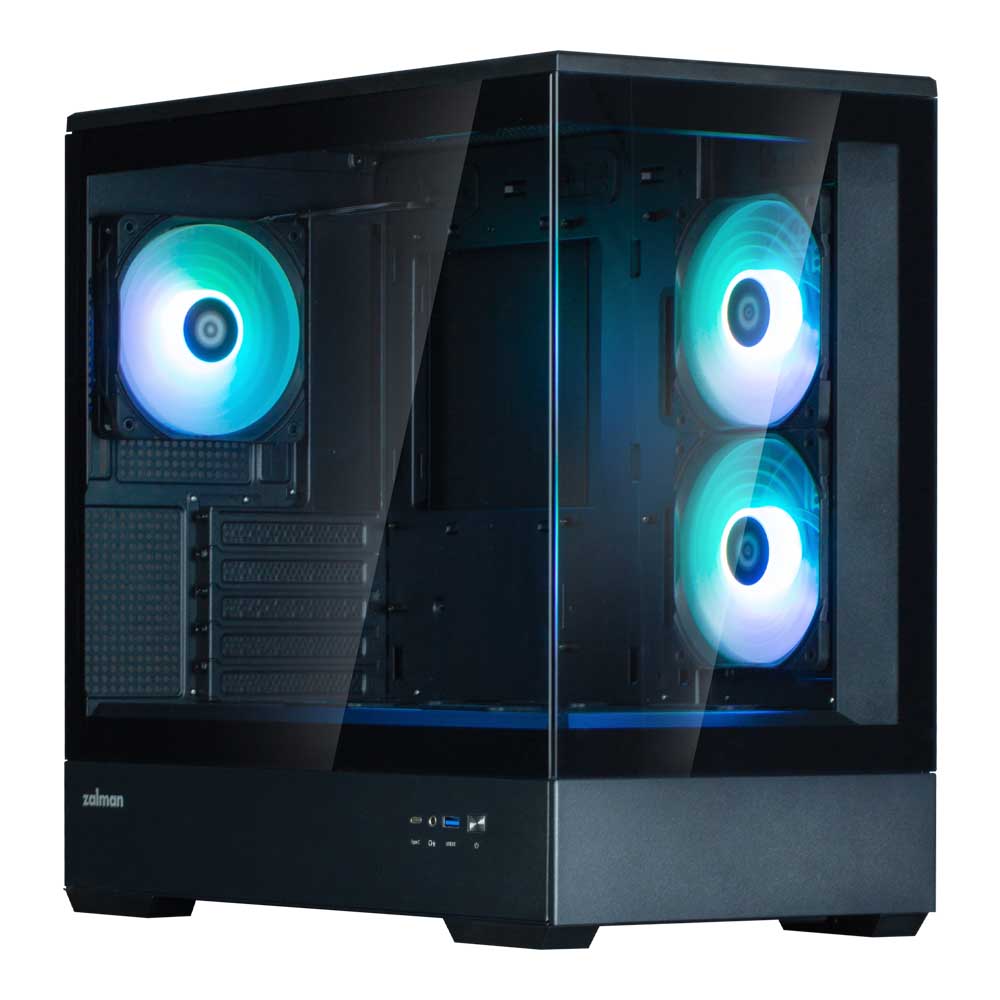 CASE (เคส) ZALMAN P30 BLACK V2 (MICRO-ATX)