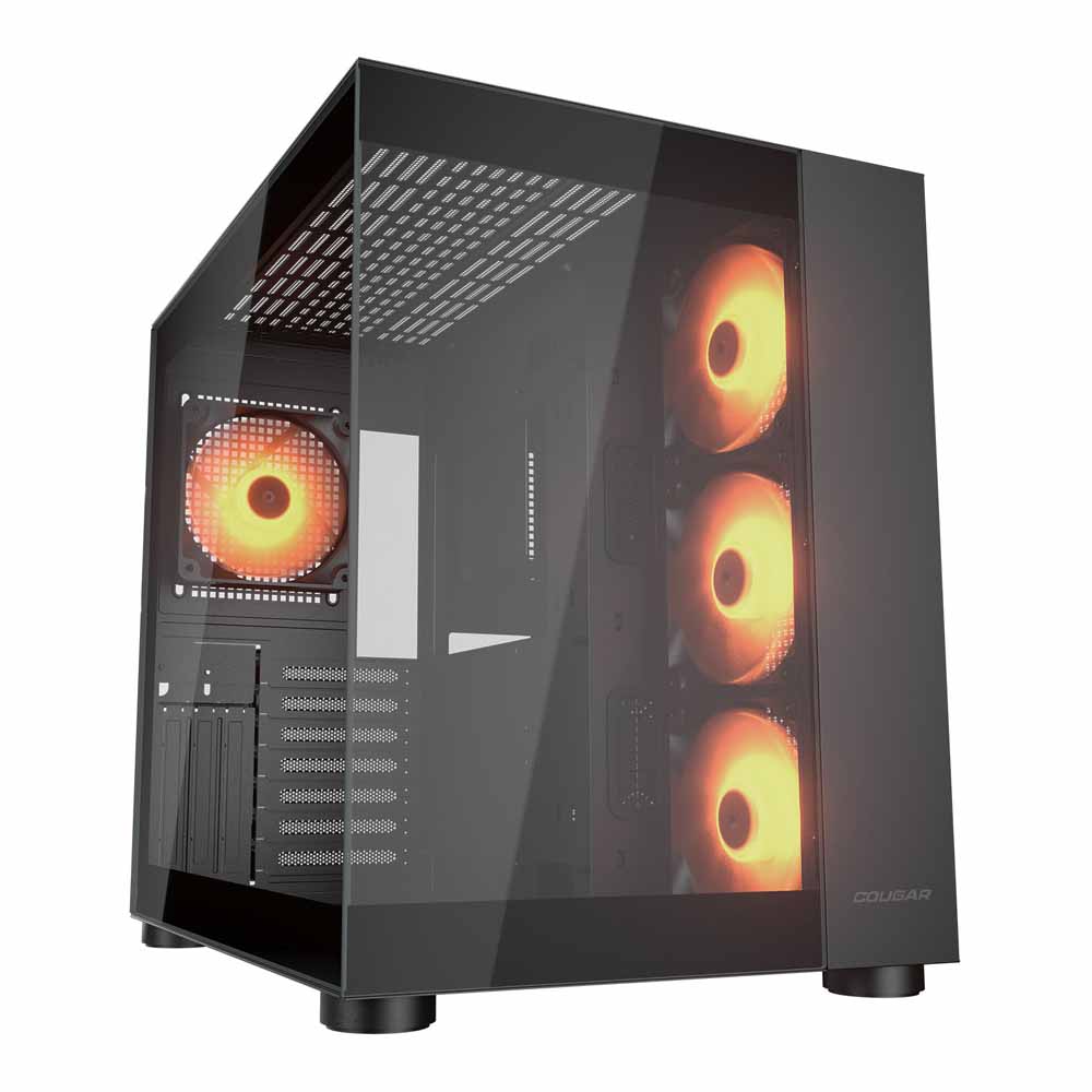 CASE (เคส) COUGAR FV150 RGB (BLACK) (ATX)