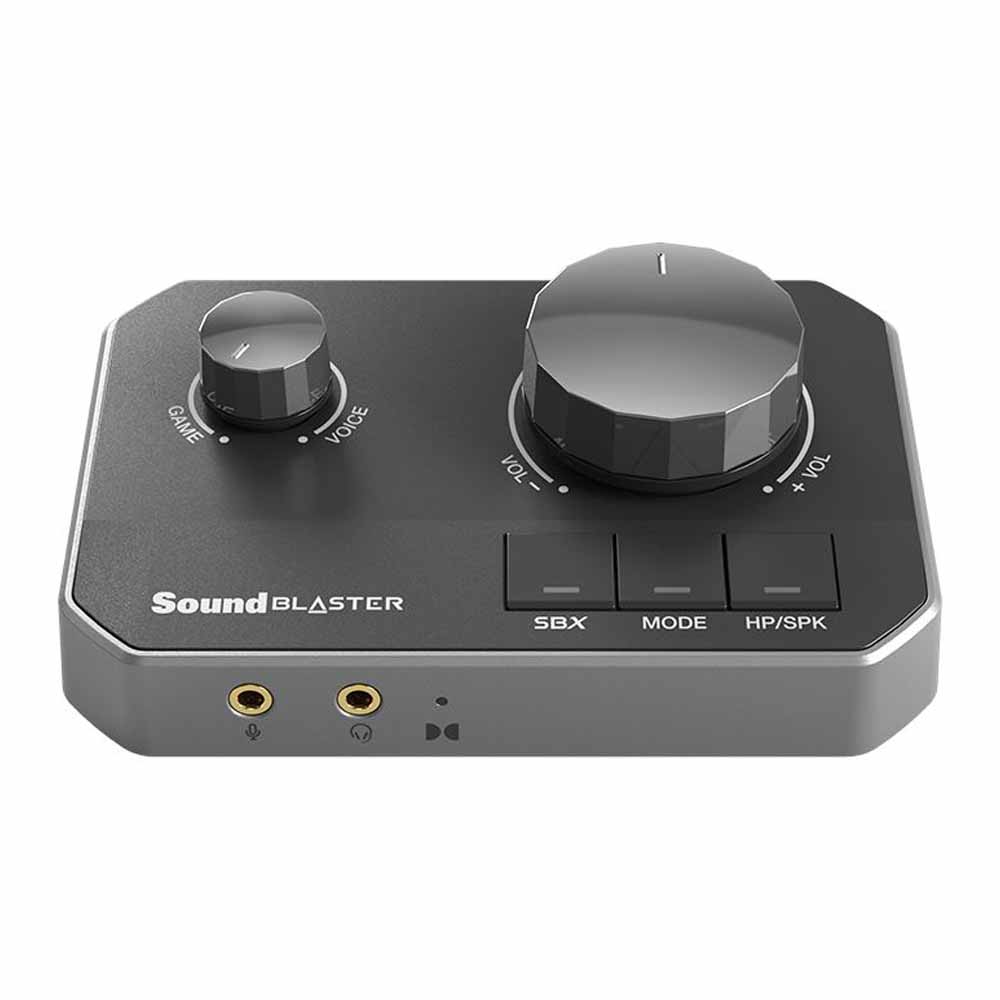 USB SOUND CARD (ซาวด์การ์ดยูเอสบี) CREATIVE SOUND BLASTER G8 - HI-RES GAMING DUAL USB DAC AND AMP