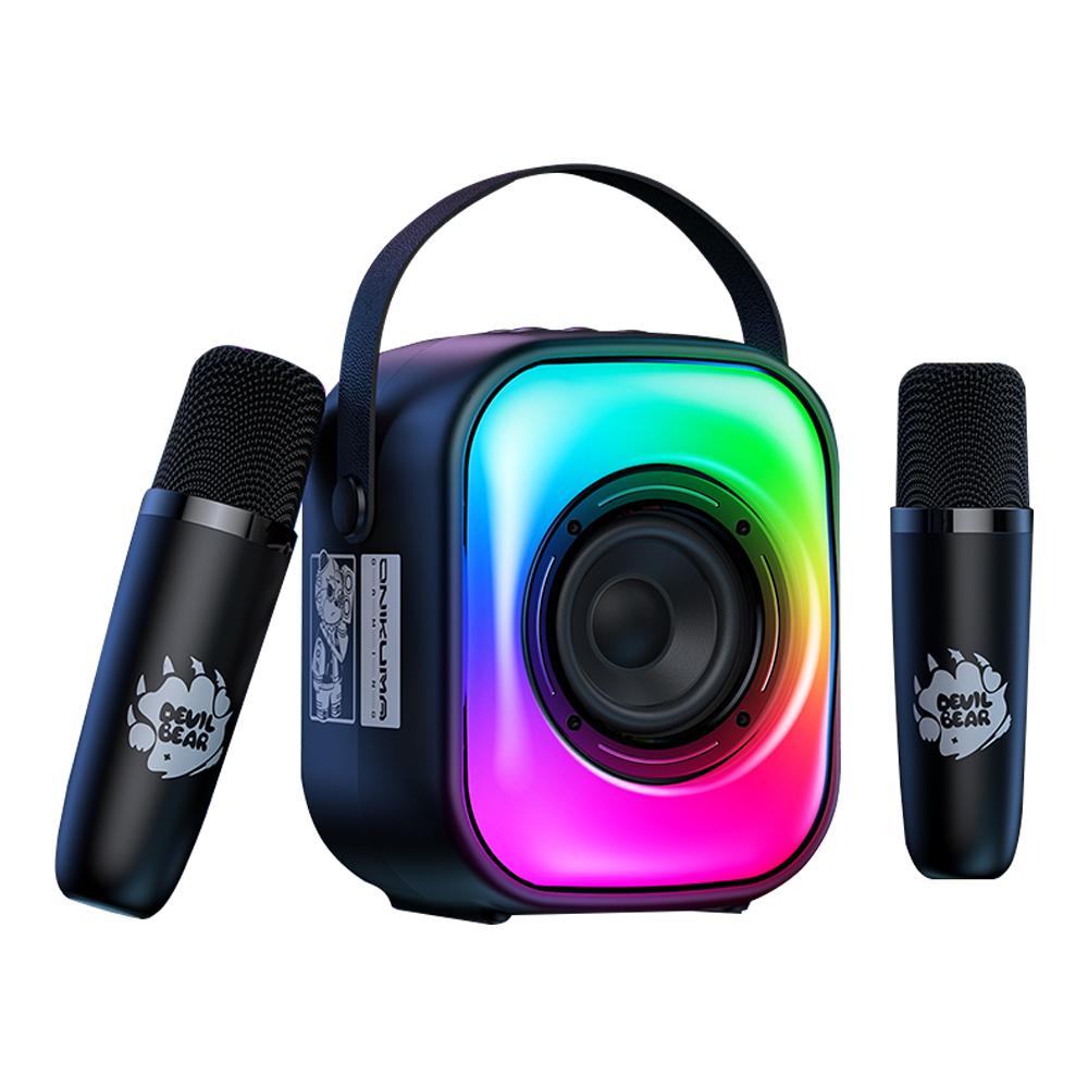 BLUETOOTH SPEAKER (ลำโพงบลูทูธ) ONIKUMA L7 RGB WITH MIC - BLACK