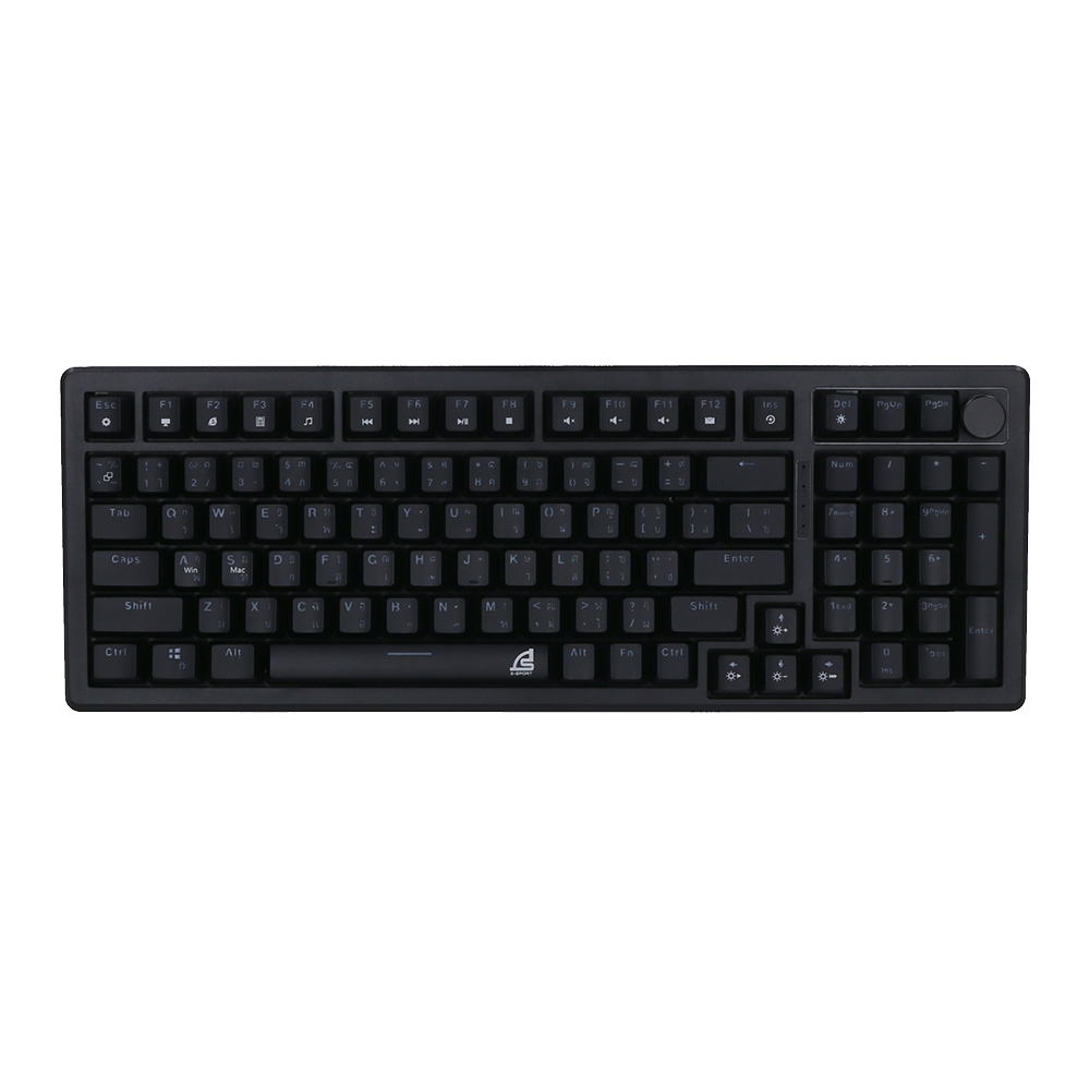 KEYBOARD (คีย์บอร์ด) SIGNO KB-724 MONOXXI (BLACK) (OUTEMU RED SWITCH MINI RGB EN/TH)