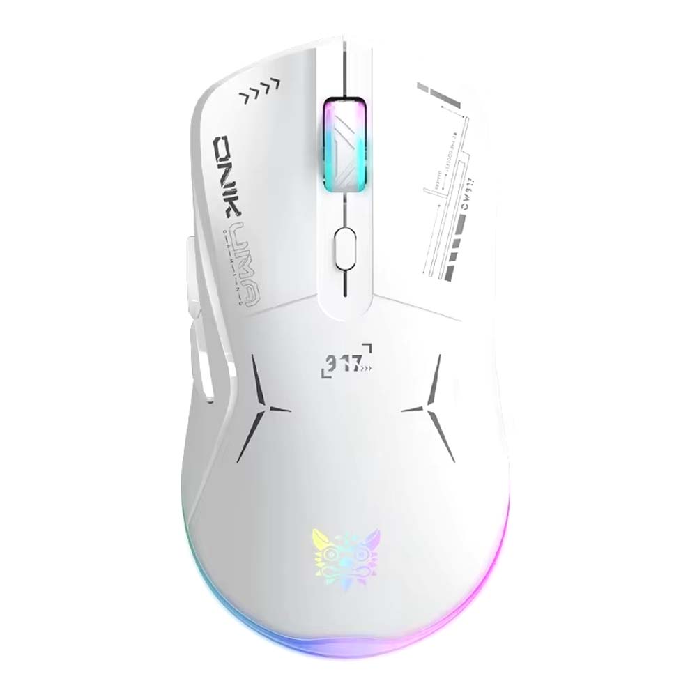 WIRELESS MOUSE (เมาส์ไร้สาย) ONIKUMA OKAMI (WHITE) (CW917)