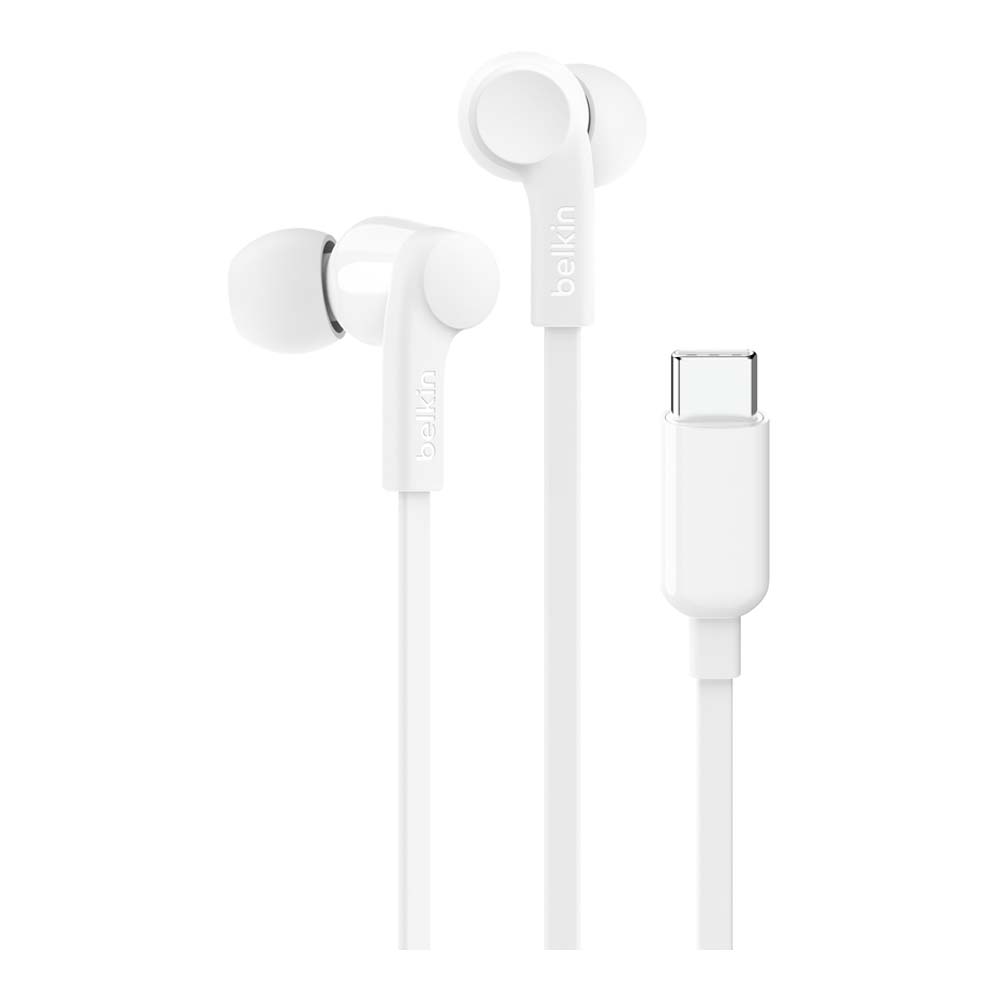 IN EAR HEADPHONE (หูฟังอินเอียร์) BELKIN SOUNDFORM (WHITE) (G3H0002BTWHT)