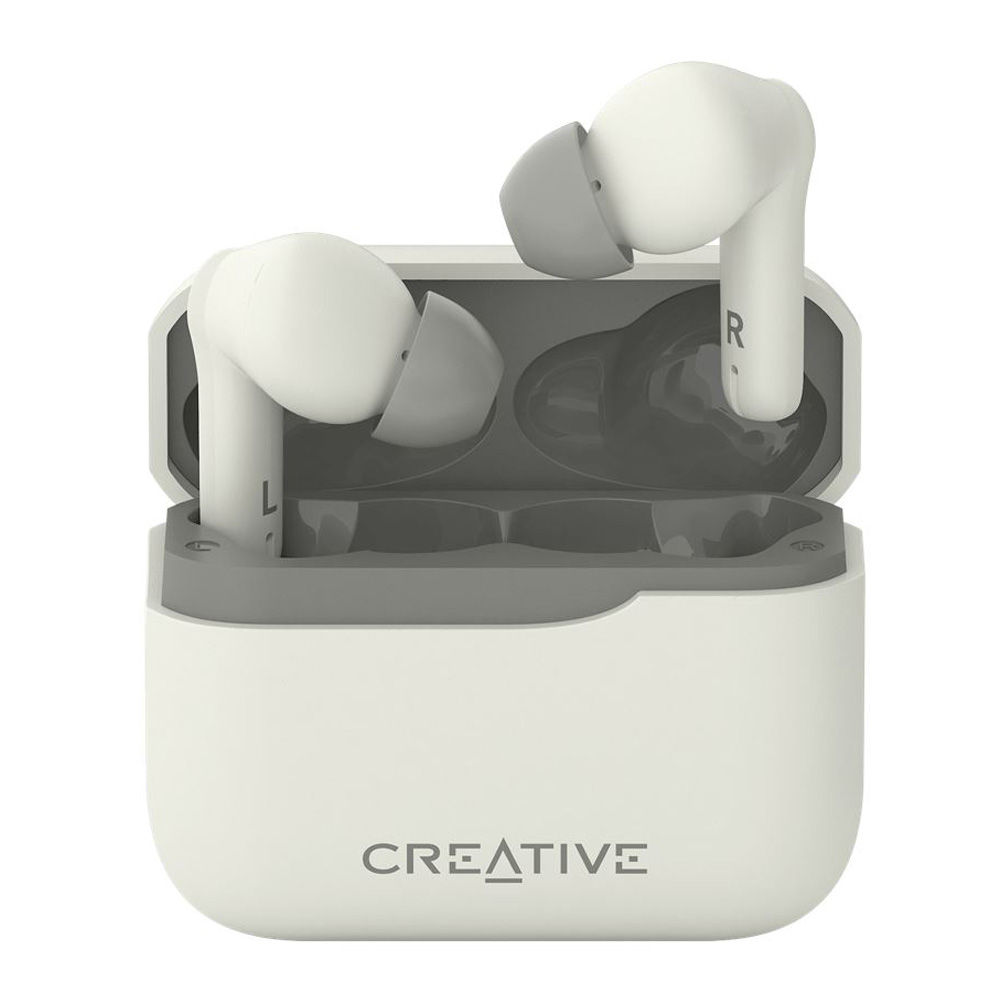 TRUE WIRELESS HEADPHONE (หูฟังทรูไวร์เลส) CREATIVE ZEN AIR PLUS (CREAM) (EF1100)