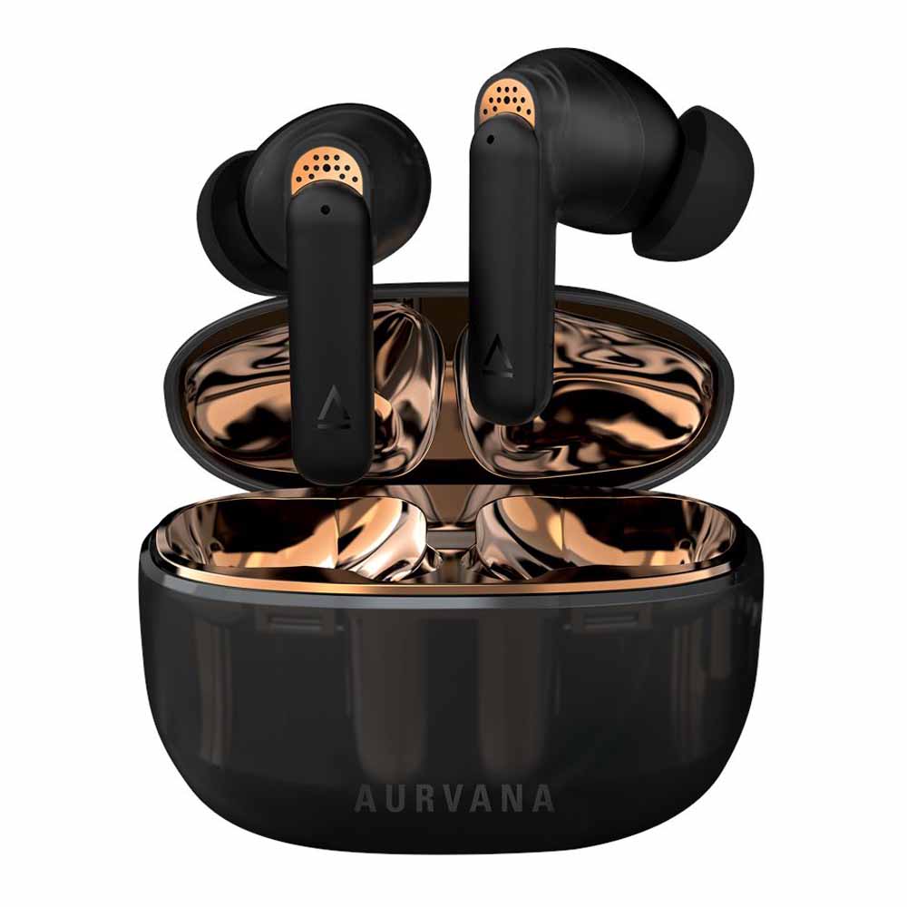 TRUE WIRELESS HEADPHONE (หูฟังทรูไวร์เลส) CREATIVE AURVANA ACE 2 (TRANSLUCENT BLACK-COPPER)