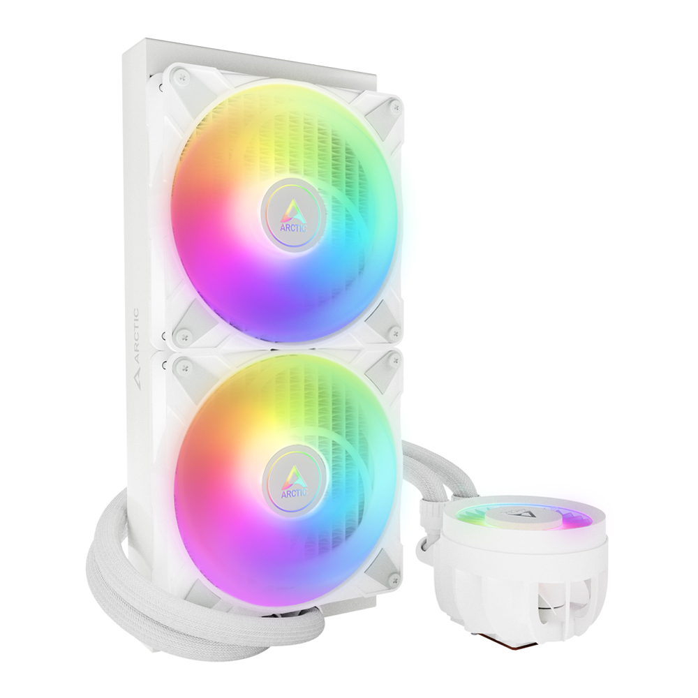 CPU LIQUID COOLER (ระบบระบายความร้อนด้วยน้ำ) ARCTIC LIQUID FREEZER III 280 A-RGB (WHITE) (ACFRE00151A)