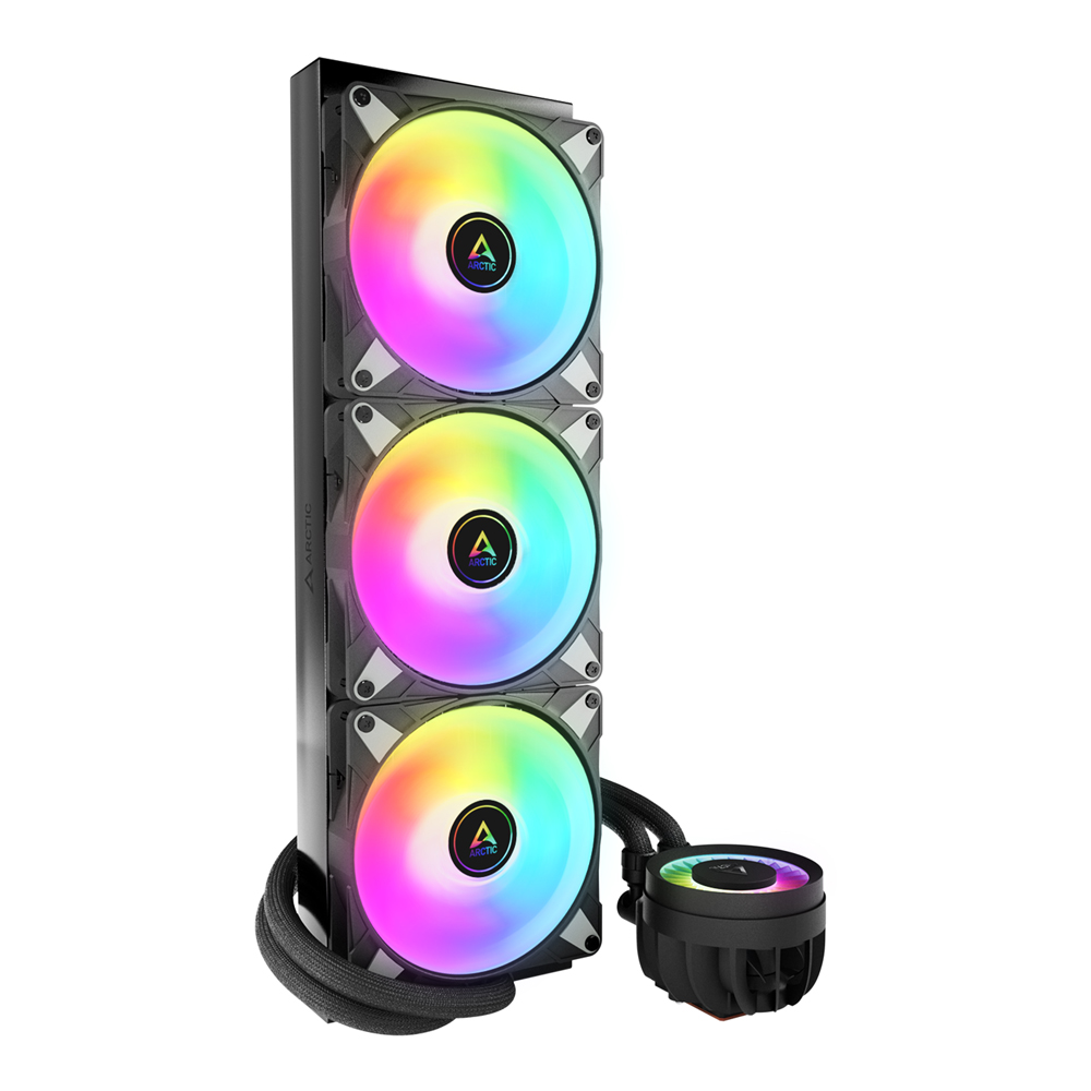 CPU LIQUID COOLER (ระบบระบายความร้อนด้วยน้ำ) ARCTIC LIQUID FREEZER III 420 A-RGB (BLACK) (ACFRE00145A)