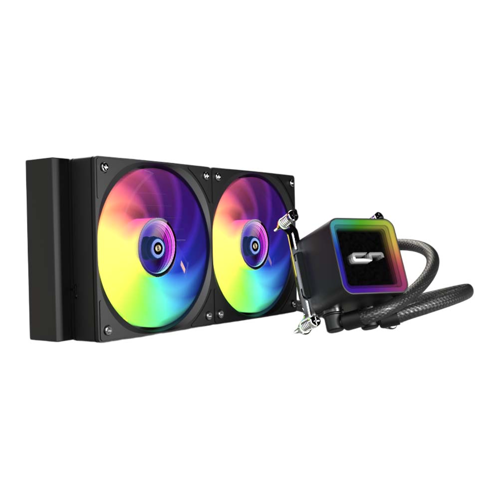 CPU LIQUID COOLER (ระบบระบายความร้อนด้วยน้ำ) CRYORIG RHEO240 ARGB (BLACK)