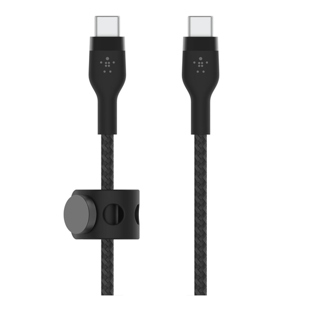 CHARGER CABLE (สายชาร์จ) BELKIN BOOSTCHARGE PRO FLEX USB-C TO USB-C CABLE 60W 1M (CAB011bt1MBK)