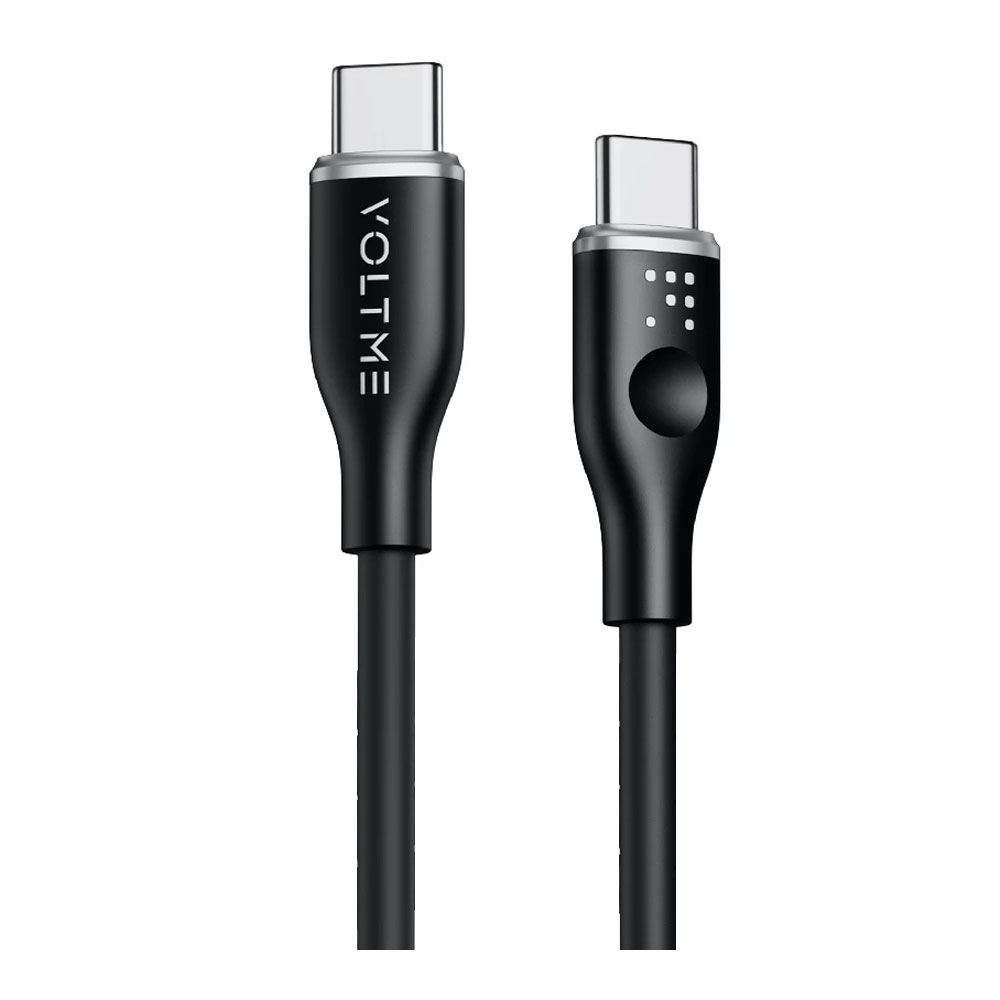 CHARGER CABLE (สายชาร์จ) VOLTME MOSS USB-C TO USB-C 60W (C2022) 1M BLACK