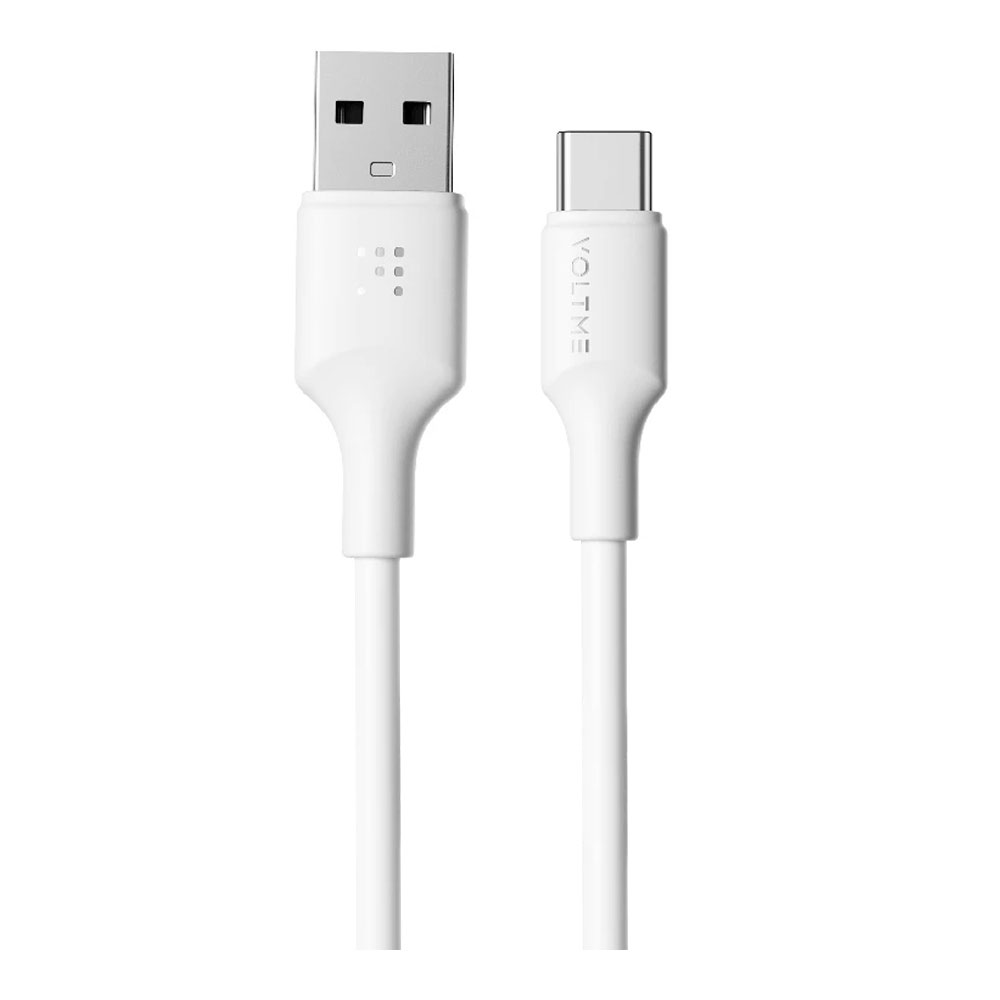 CHARGER CABLE (สายชาร์จ) VOLTME EDC USB-A TO USB-C 60W 2M (C2287) (WHITE)