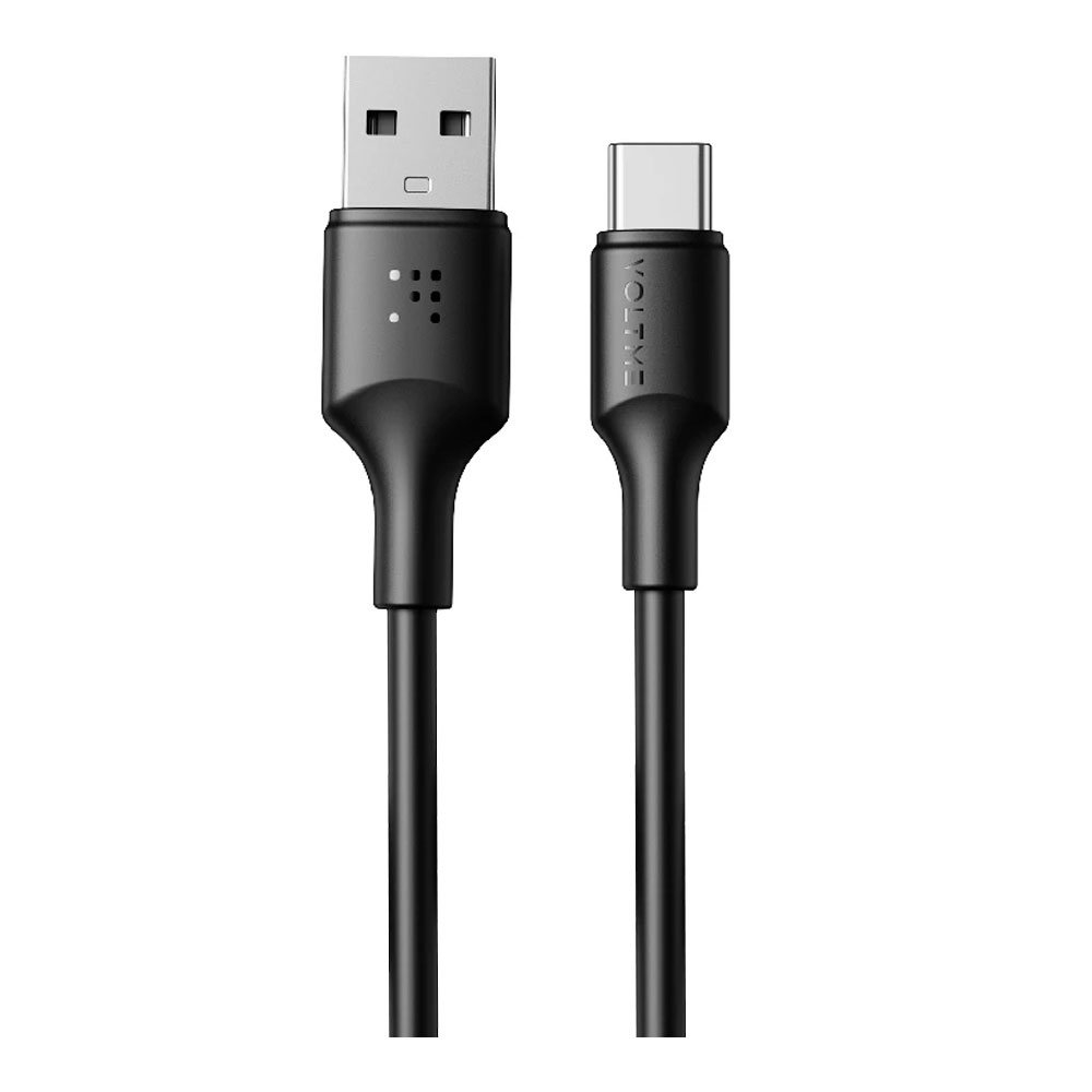 CHARGER CABLE (สายชาร์จ) VOLTME EDC USB-A TO USB-C 60W 1.2M (C2284) (BLACK)