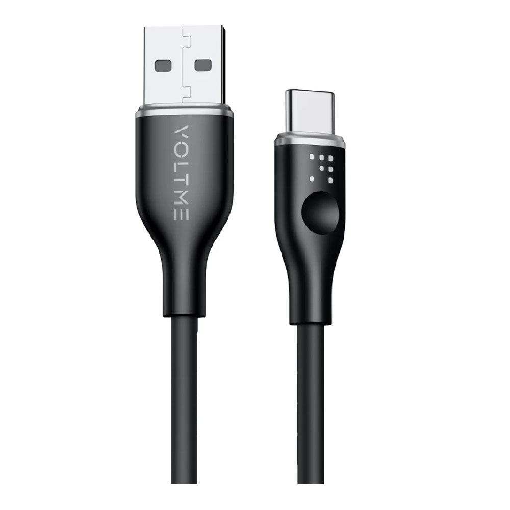 CHARGER CABLE (สายชาร์จ) VOLTME MOSS USB-A TO USB-C 60W 1.8M (C2007) (BLACK)