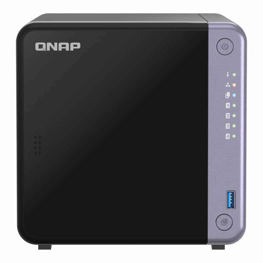 NAS (อุปกรณ์จัดเก็บข้อมูลบนเครือข่าย) QNAP TS-432X-4G - 4 BAY ANNAPURNALABS ALPINE AL524, 4-CORE, 2.0GHz 4 GB SODIMM DDR4