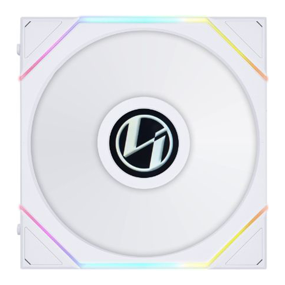 CASE FAN (พัดลมเคส) LIAN LI UNI FAN TL LCD 120 REVERSE (WHITE) (SINGLE PACK)