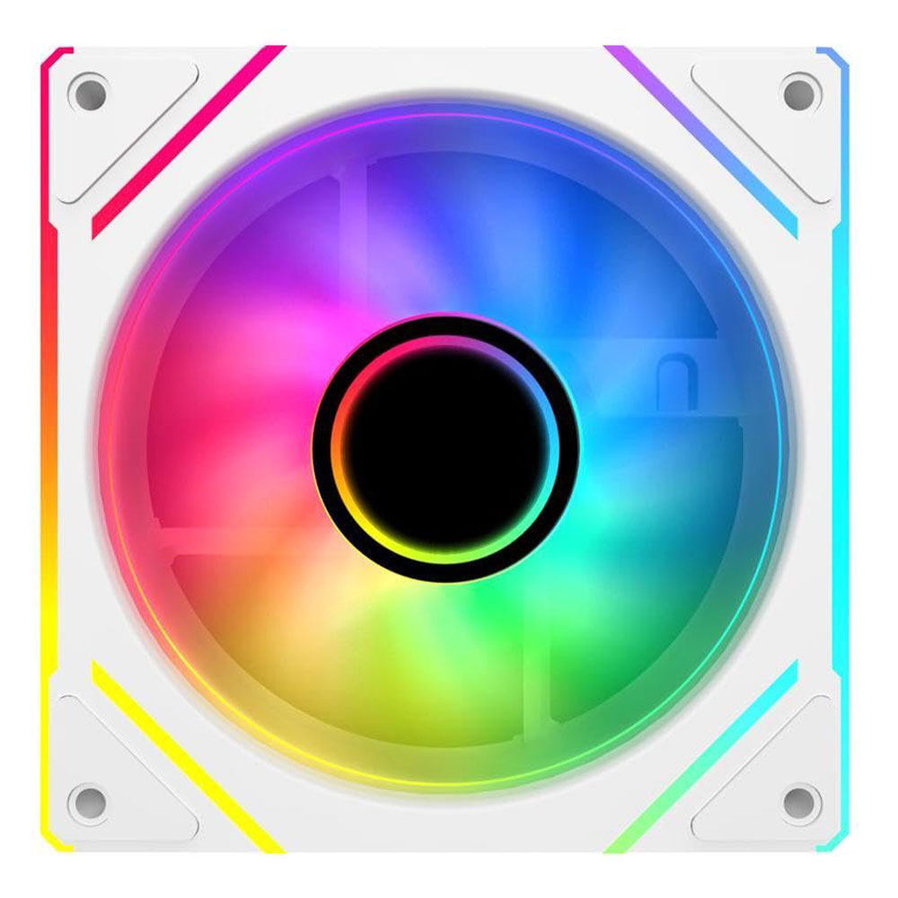 CASE FAN (พัดลมเคส) SAMA YF1203I 120MM ARGB PWN SINGLE PACK (WHITE)