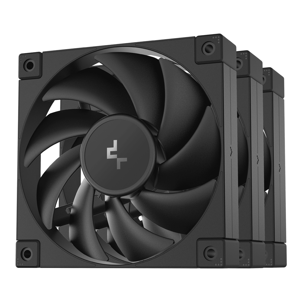 CASE FAN (พัดลมเคส) DEEPCOOL FD12-3 IN 1 (BLACK)