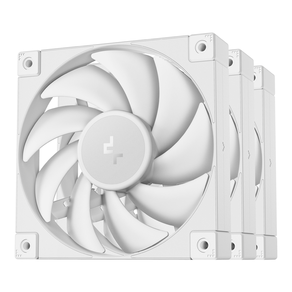 CASE FAN (พัดลมเคส) DEEPCOOL FD12 WH-3 IN 1 (WHITE)